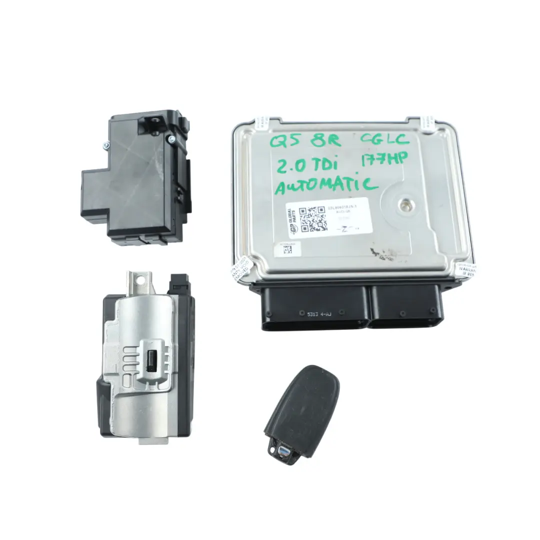 CGLC Quattro 177HP Engine ECU Kit Lock + Key to Audi Q5 8R 2.0 TDI with Part number 03L906018JN Audi Q5 8R 2.0 TDI CGLC Quattro 177HP Engine ECU Kit Lock + Key - SKU 03L906018JN-1 - Part number 03L906018JN