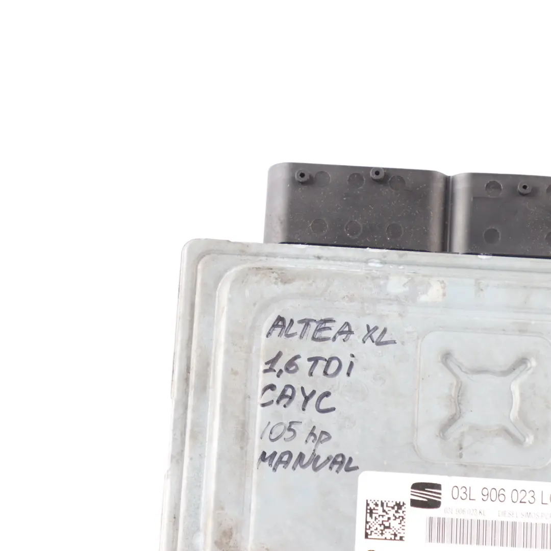 Seat Alta XL 1.6 TDI 105HP Diesel CAYC Engine Control ECU Manual - SKU 03L906023LG - Part number 03L906023LG