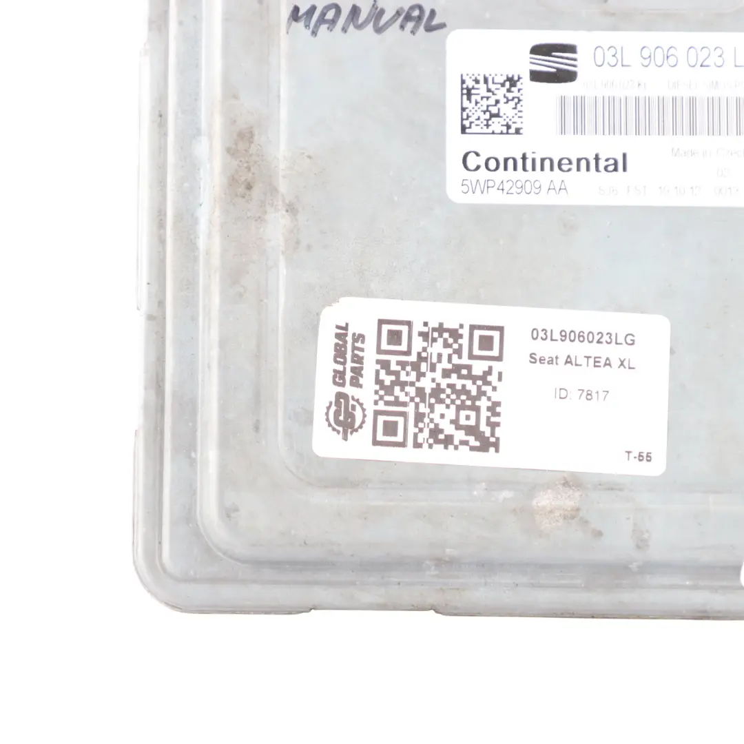 Alta XL 1.6 TDI 105HP Diesel CAYC Engine Control ECU Manual to Seat with Part number 03L906023LG Seat Alta XL 1.6 TDI 105HP Diesel CAYC Engine Control ECU Manual - SKU 03L906023LG - Part number 03L906023LG