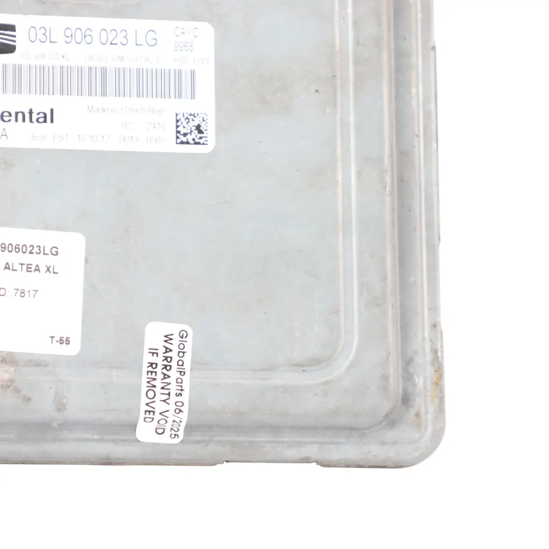 Alta XL 1.6 TDI 105HP Diesel CAYC Engine Control ECU Manual to Seat with Part number 03L906023LG Seat Alta XL 1.6 TDI 105HP Diesel CAYC Engine Control ECU Manual - SKU 03L906023LG - Part number 03L906023LG