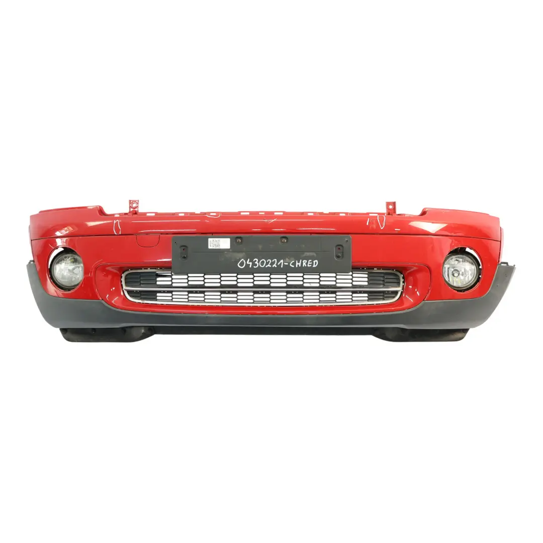 Mini Cooper R55 R56 Parachoques Delantero Completo Rojo Chili - 851 - SKU 0430221-CHRED - Número de pieza 0430221