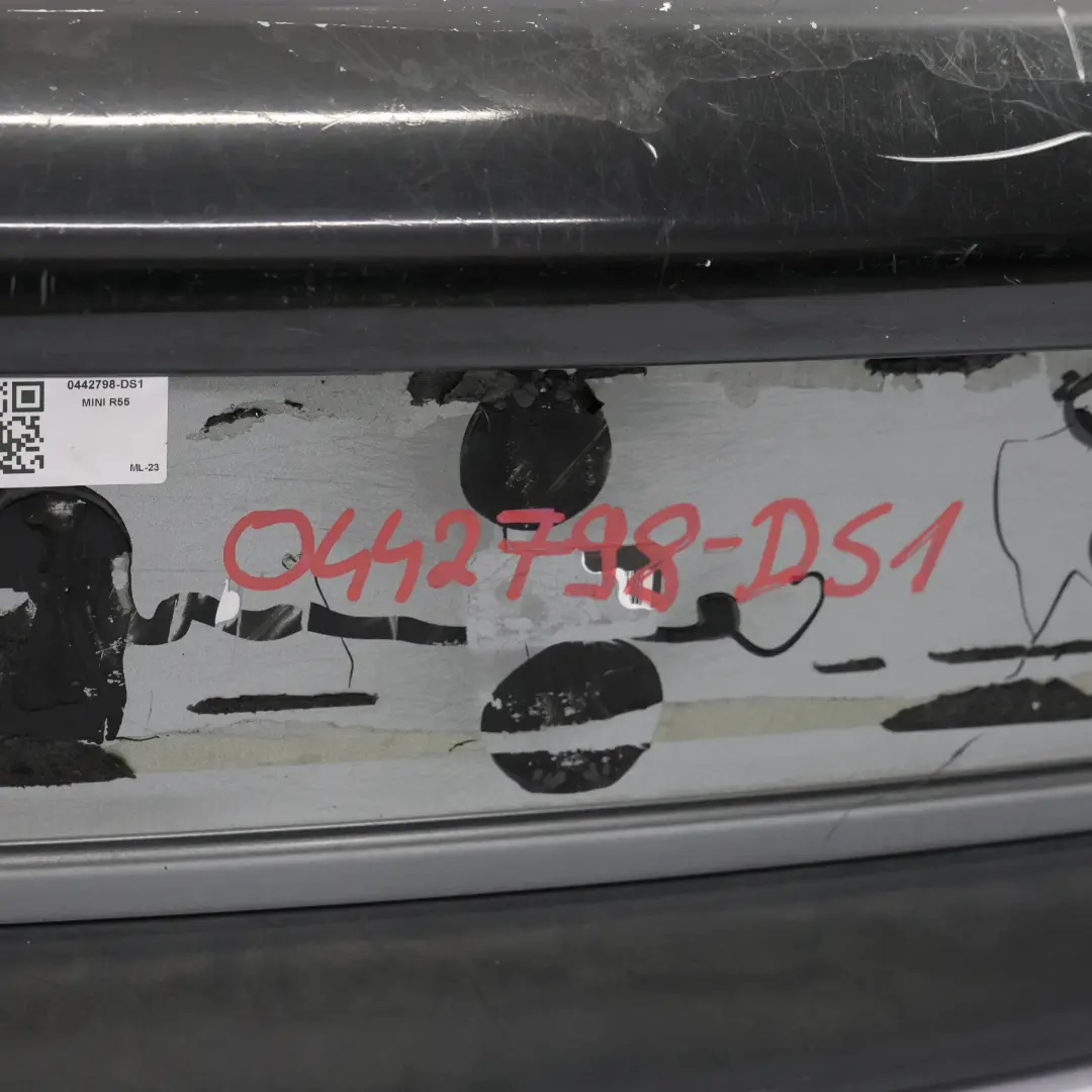 Bumper Trim Panel Dark Silver Metallic - 871 to Mini Clubman R55 Cooper S Rear with Part number 0442798 Mini Clubman R55 Cooper S Rear Bumper Trim Panel Dark Silver Metallic - 871 - SKU 0442798-DS1 - Part number 0442798