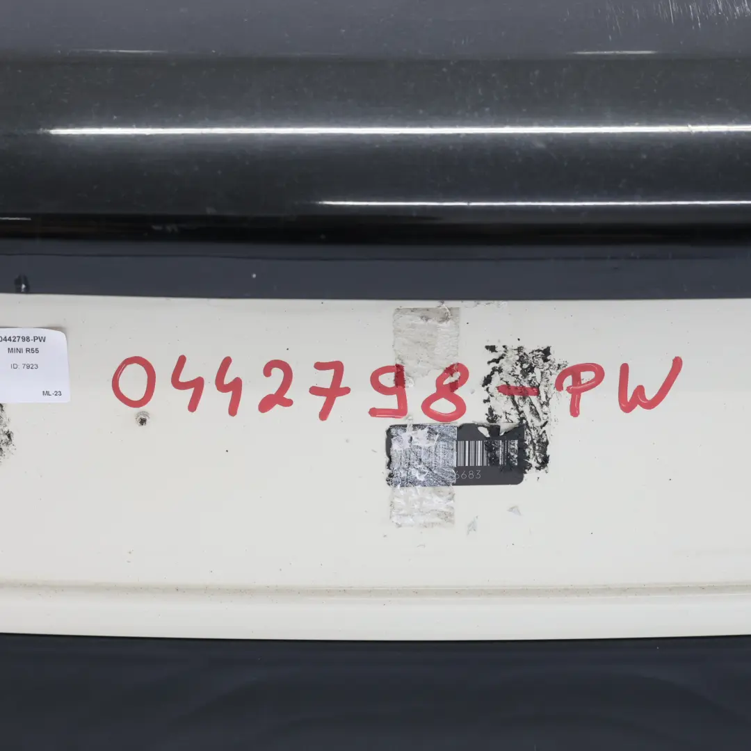 Bumper Trim Panel Pepper White - 850 to Mini Clubman R55 Cooper S Rear with Part number 0442794 Mini Clubman R55 Cooper S Rear Bumper Trim Panel Pepper White - 850 - SKU 0442798-PW - Part number 0442794