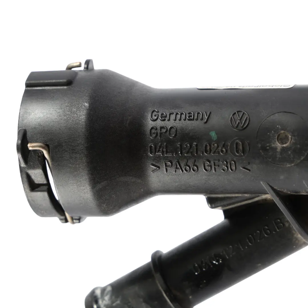 Audi TT FV A3 8V Wasser Pumpe Thermostat Gehäuse Rohrverbinder - SKU 04L121026Q - Teilenummer 04L121026Q
