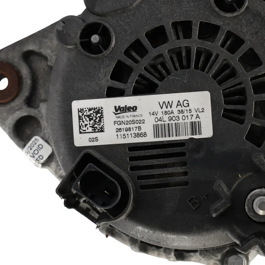 CNHC Diesel Lichtmaschine Generator für Audi A4 B8 2.0 TDI mit Teilenummer 04L903017A Audi A4 B8 2.0 TDI CNHC Diesel Lichtmaschine Generator - SKU 04L903017A - Teilenummer 04L903017A