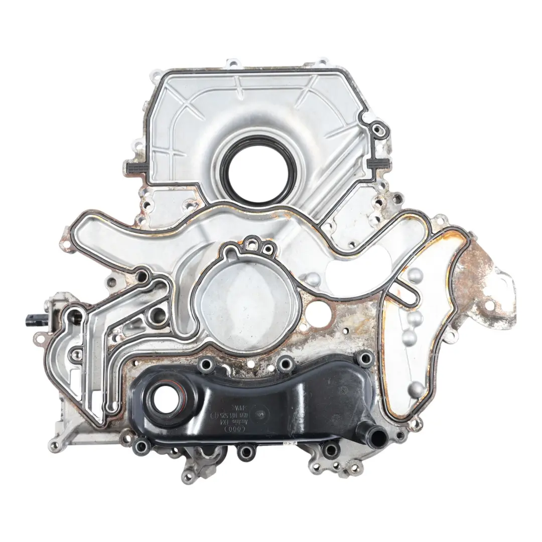 Gearbox Timing Case Covering Plate Panel 3.0 TDI to Audi Q7 4L Engine with Part number 059103151 Audi Q7 4L Engine Gearbox Timing Case Covering Plate Panel 3.0 TDI - SKU 059103151 - Part number 059103151
