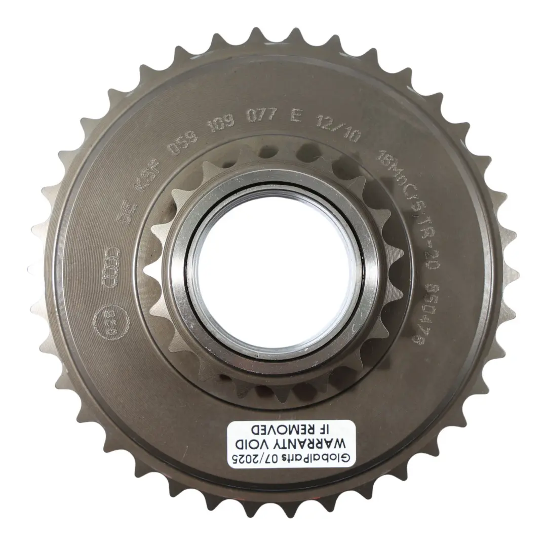 Pignon Arbre Cames Chaîne Distribution 3.0 TDI CASA pour Audi A6 C6 Q7 4L à propos du numéro de pièce 059109077E Audi A6 C6 Q7 4L Pignon Arbre Cames Chaîne Distribution 3.0 TDI CASA - SKU 059109077E - Numéro de pièce 059109077E