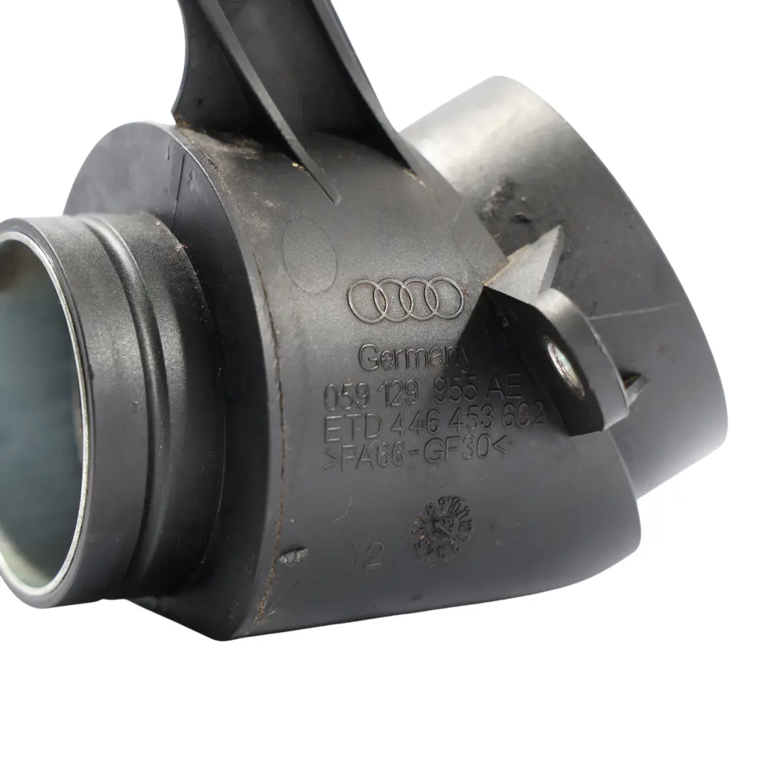 Audi Q7 4L 3.0 TDI CRCA Air Intake Elbow Pipe Hose Tube Line Damper - SKU 059129955AL - Part number 059129955AL