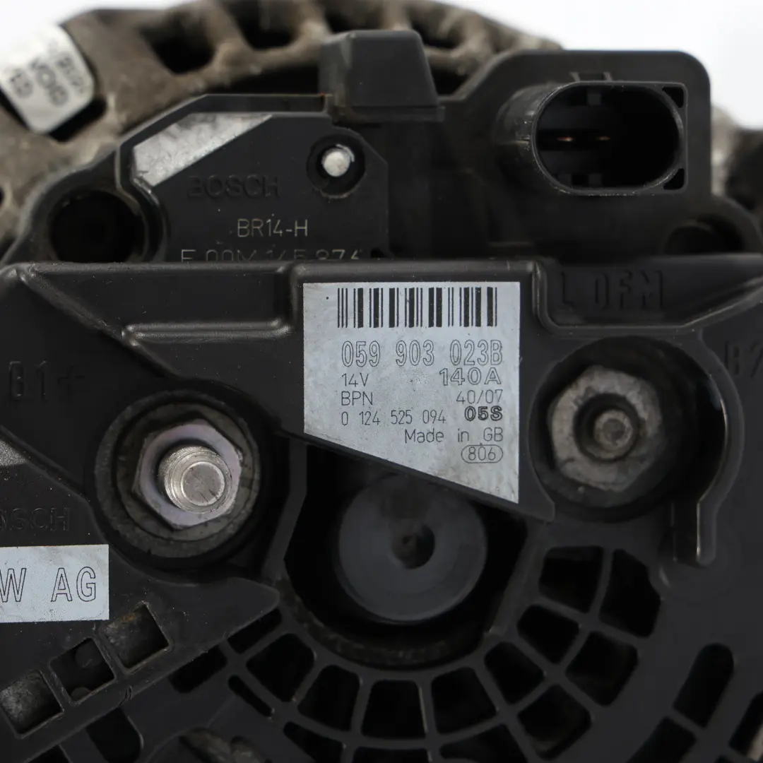 Audi A4 B7 2.7 TDI BPP Motore Diesel Alternatore Generatore - SKU 059903023BX - Numero di parte 059903023BX