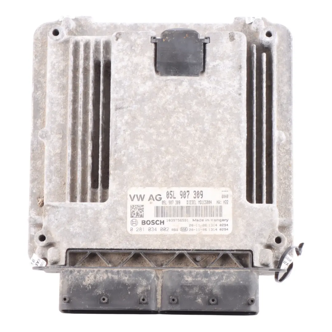 Audi A4 B9 2.0 TDI DTNA 163HP Engine Control Unit ECU Automatic - SKU 05L907309-2 - Part number 05L907309