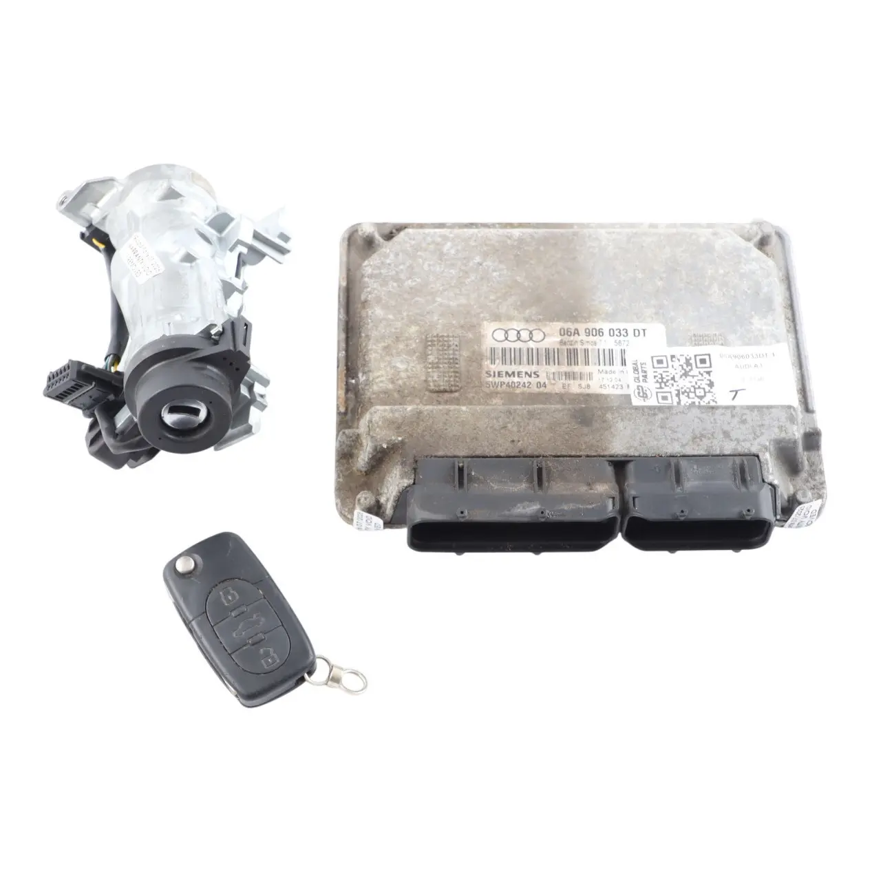 Audi A3 8P 1.6 MPI BGU 102HP Engine Control Unit ECU Kit 06A906033DT