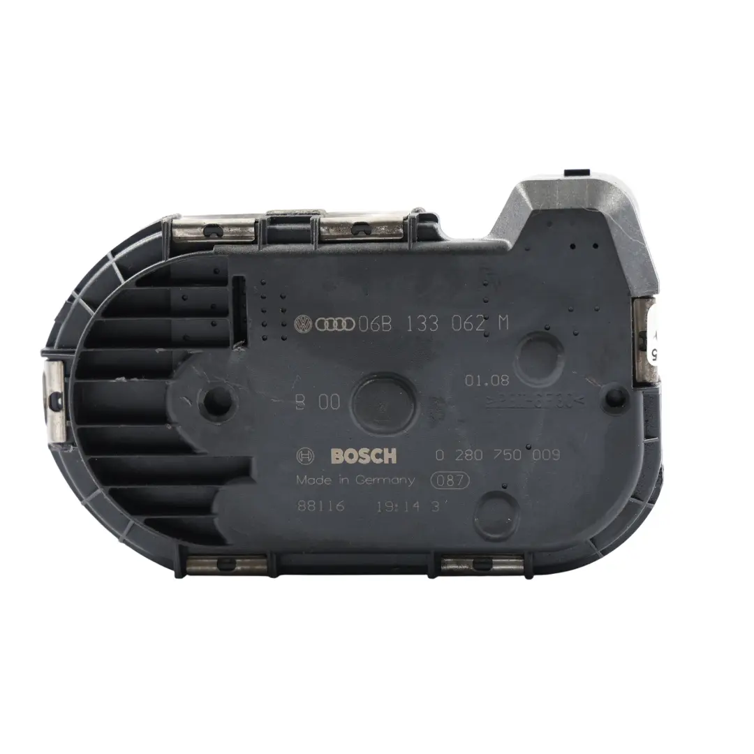 BFB Petrol Engine Throttle Body to Audi A4 B7 1.8 T with Part number 06B133062M Audi A4 B7 1.8 T BFB Petrol Engine Throttle Body - SKU 06B133062M - Part number 06B133062M