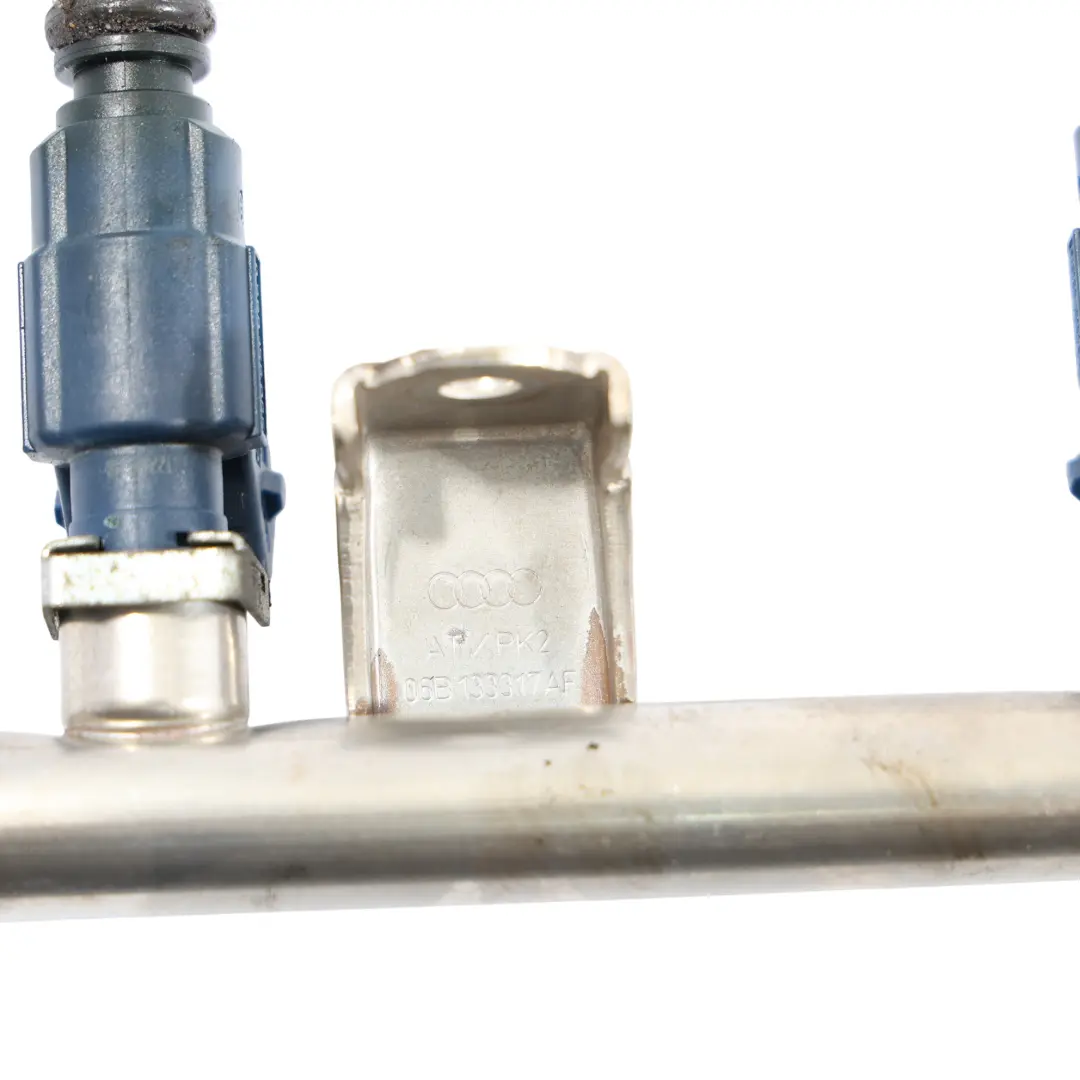 Audi A4 B7 1.8 T BFB Benzin Einspritzdüse Kraftstoffleitung 06B133317AF - SKU 06B133317N - Teilenummer 06B133317N