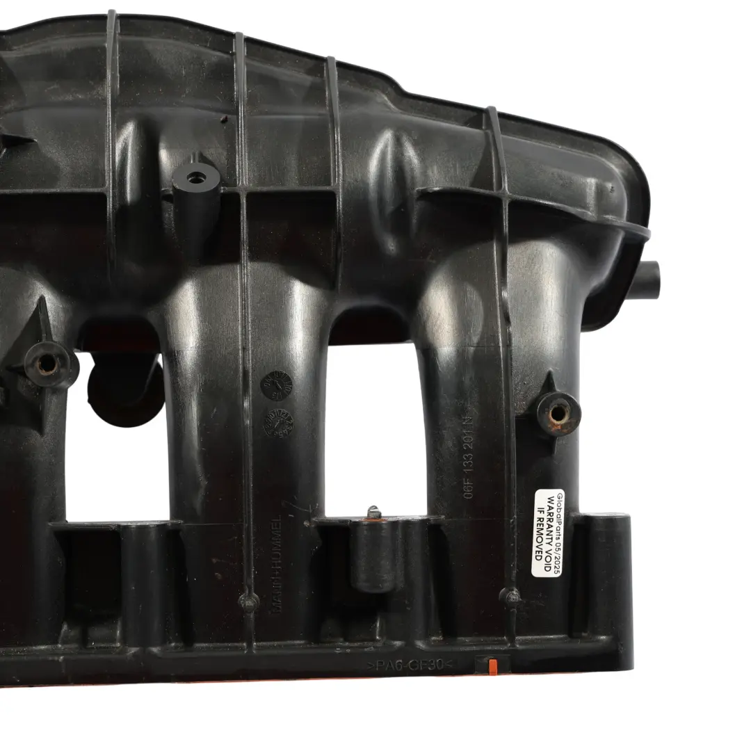 Mk5 Inlet Manifold Duct 2.0 TSI BWA Petrol Engine to VW Volkswagen Golf with Part number 06F133201P VW Volkswagen Golf Mk5 Inlet Manifold Duct 2.0 TSI BWA Petrol Engine - SKU 06F133201P - Part number 06F133201P