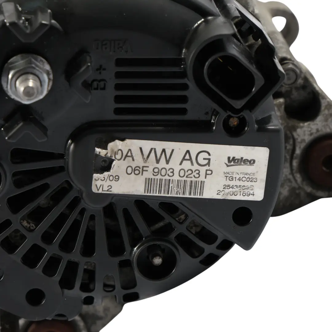 Audi Volkswagen Seat Skoda Engine Alternator Generator 2.0 TDI CAGA - SKU 06F903023P - Part number 06F903023P