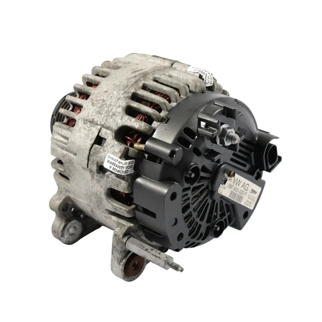 CAGA Motor Alternador Generador para Audi Volkswagen Seat Skoda 2.0 TDI con número de pieza 06F903023P Audi Volkswagen Seat Skoda 2.0 TDI CAGA Motor Alternador Generador - SKU 06F903023P - Número de pieza 06F903023P