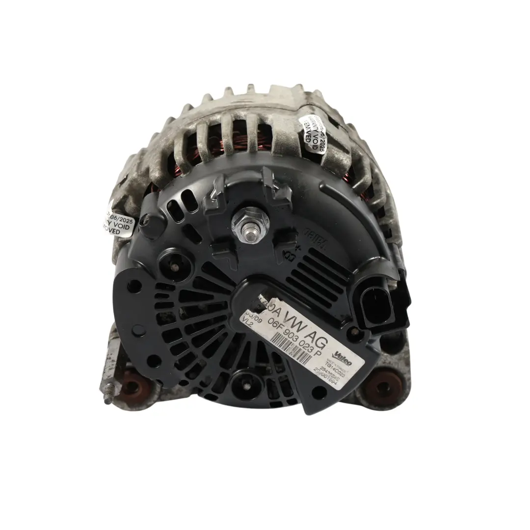 CAGA Motor Alternador Generador para Audi Volkswagen Seat Skoda 2.0 TDI con número de pieza 06F903023P Audi Volkswagen Seat Skoda 2.0 TDI CAGA Motor Alternador Generador - SKU 06F903023P - Número de pieza 06F903023P