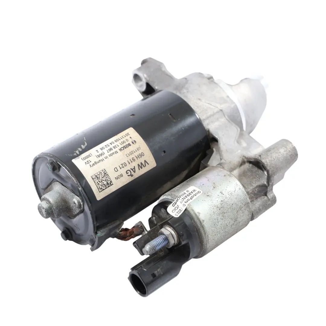 Audi A4 B8 Motor De Arranque Del Motor De Gasolina 1.8 2.0 TFSI - SKU 06H911021D - Número de pieza 06H911021D