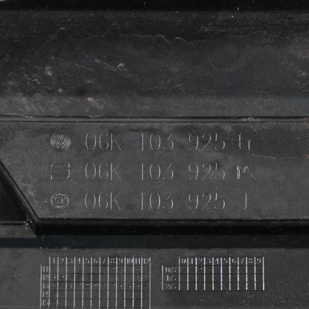 CHHB Gasolina Cubierta Motor Panel para Skoda Octavia VR 2.0 TSI con número de pieza 06K103925J Skoda Octavia VR 2.0 TSI CHHB Gasolina Cubierta Motor Panel - SKU 06K103925J - Número de pieza 06K103925J