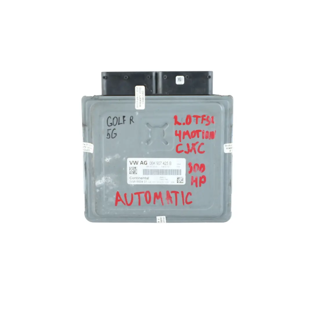 VW Golf Mk7 5G R 2.0 TFSI CJXC 300HP 4motion Engine ECU Kit + 2 Keys - SKU 06K907425B-11 - Part number 06K907425B