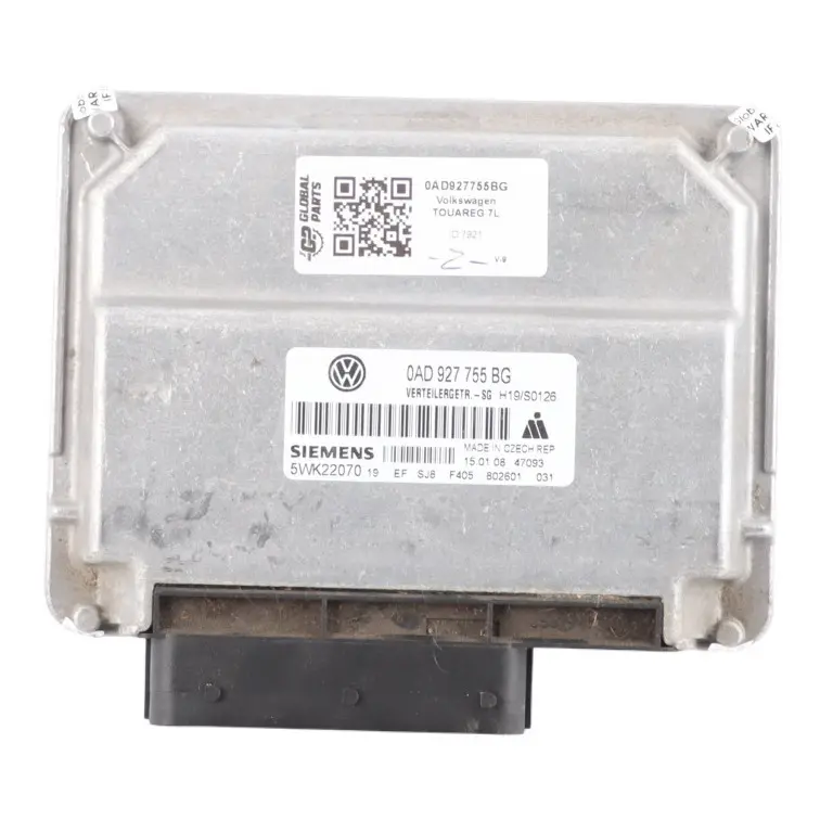 VW Volkswagen Touareg 7L Verteilergetriebe Steuergerät Modul ECU 0AD927755BG