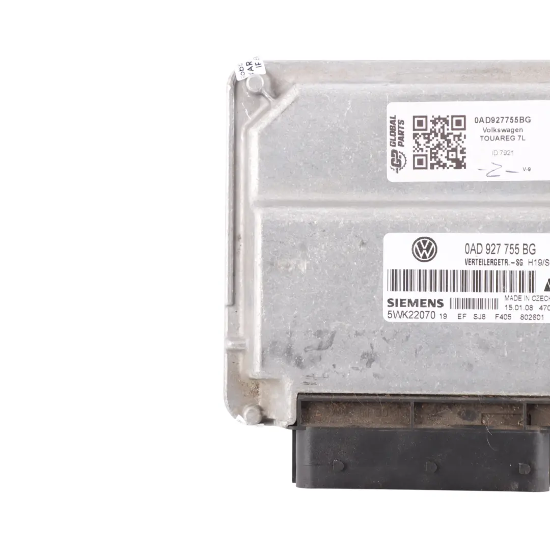 VW Volkswagen Touareg 7L Verteilergetriebe Steuergerät Modul ECU - SKU 0AD927755BG - Teilenummer 0AD927755BG