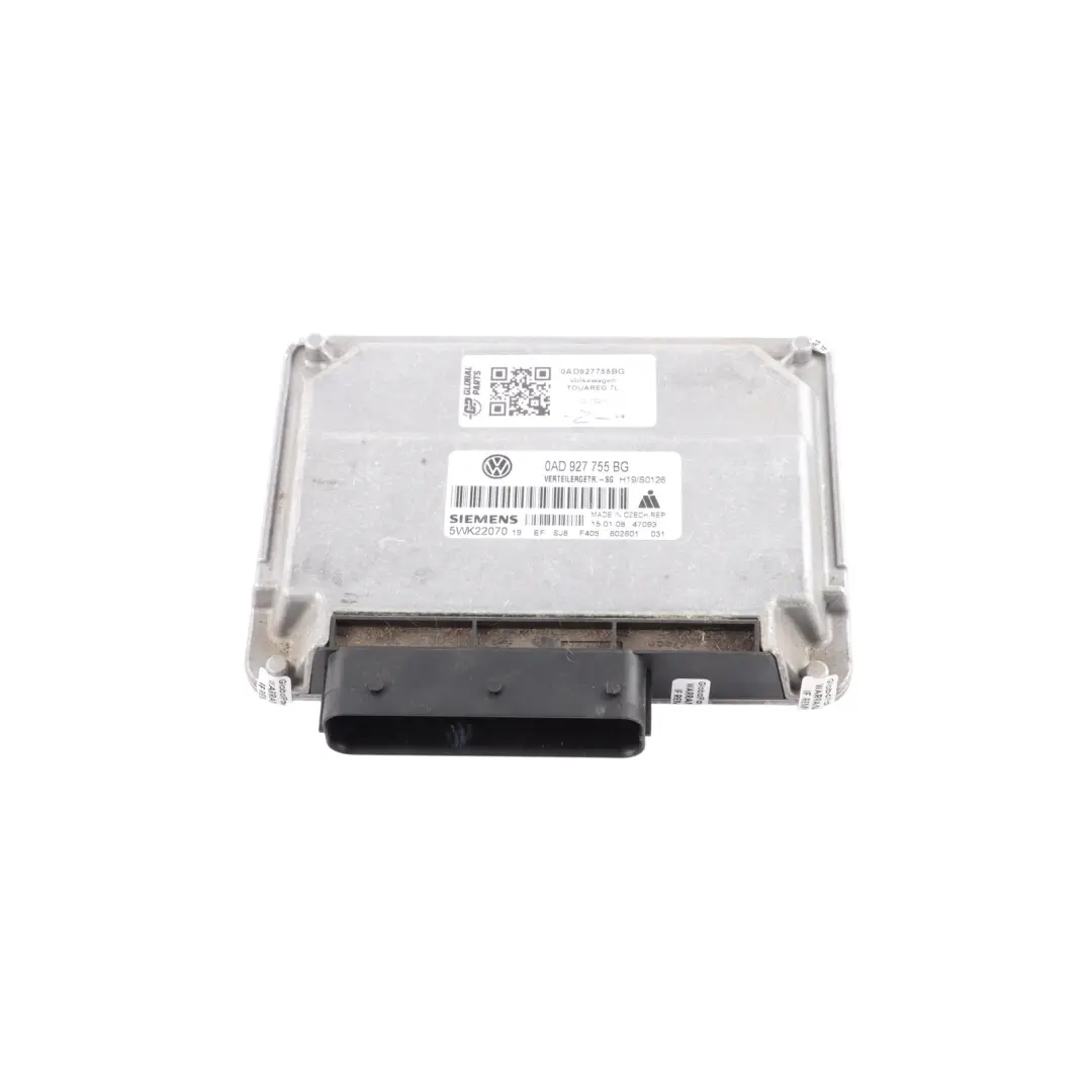 VW Volkswagen Touareg 7L Verteilergetriebe Steuergerät Modul ECU - SKU 0AD927755BG - Teilenummer 0AD927755BG