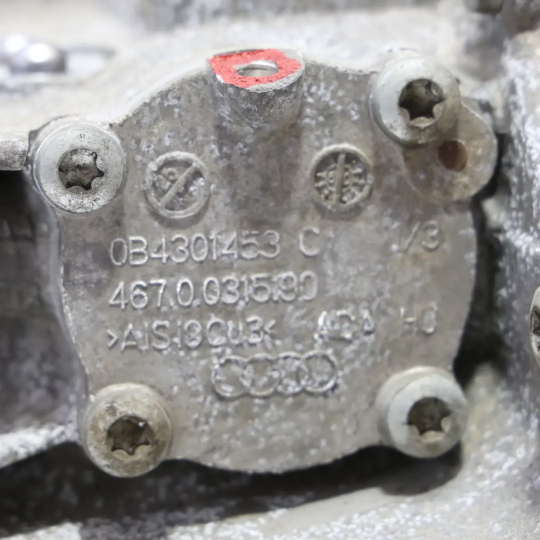 CAKA Quattro Manual Gearbox 6 Speed KMR 0B4300040E WARRANTY to Audi S4 B8 3.0 TFSI with Part number 0B4300027A Audi S4 B8 3.0 TFSI CAKA Quattro Manual Gearbox 6 Speed KMR 0B4300040E WARRANTY - SKU 0B4300027A-1 - Part number 0B4300027A