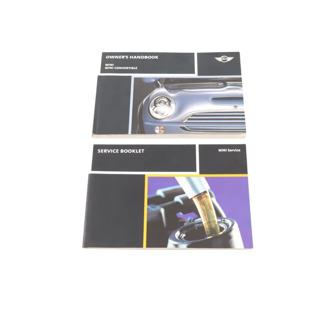 Mini Cooper R50 R53 One Sidewalk Service Booklet Owner Handbook Book Pouch Case - SKU 12939 - Part number 0012939