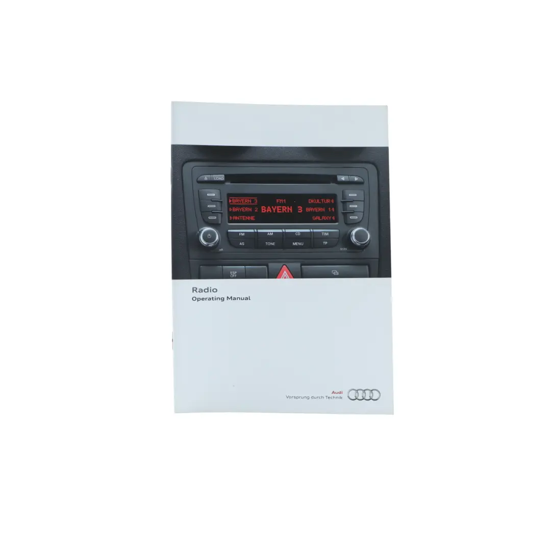 Audi TT 8J Owner's Handbook Book Instructions Manual Case Walllet - SKU 1325618J320 - Part number 1325618J320