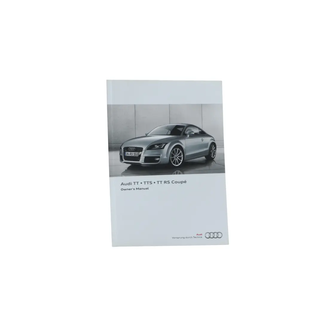Audi TT 8J Owner's Handbook Book Instructions Manual Case Walllet - SKU 1325618J320 - Part number 1325618J320