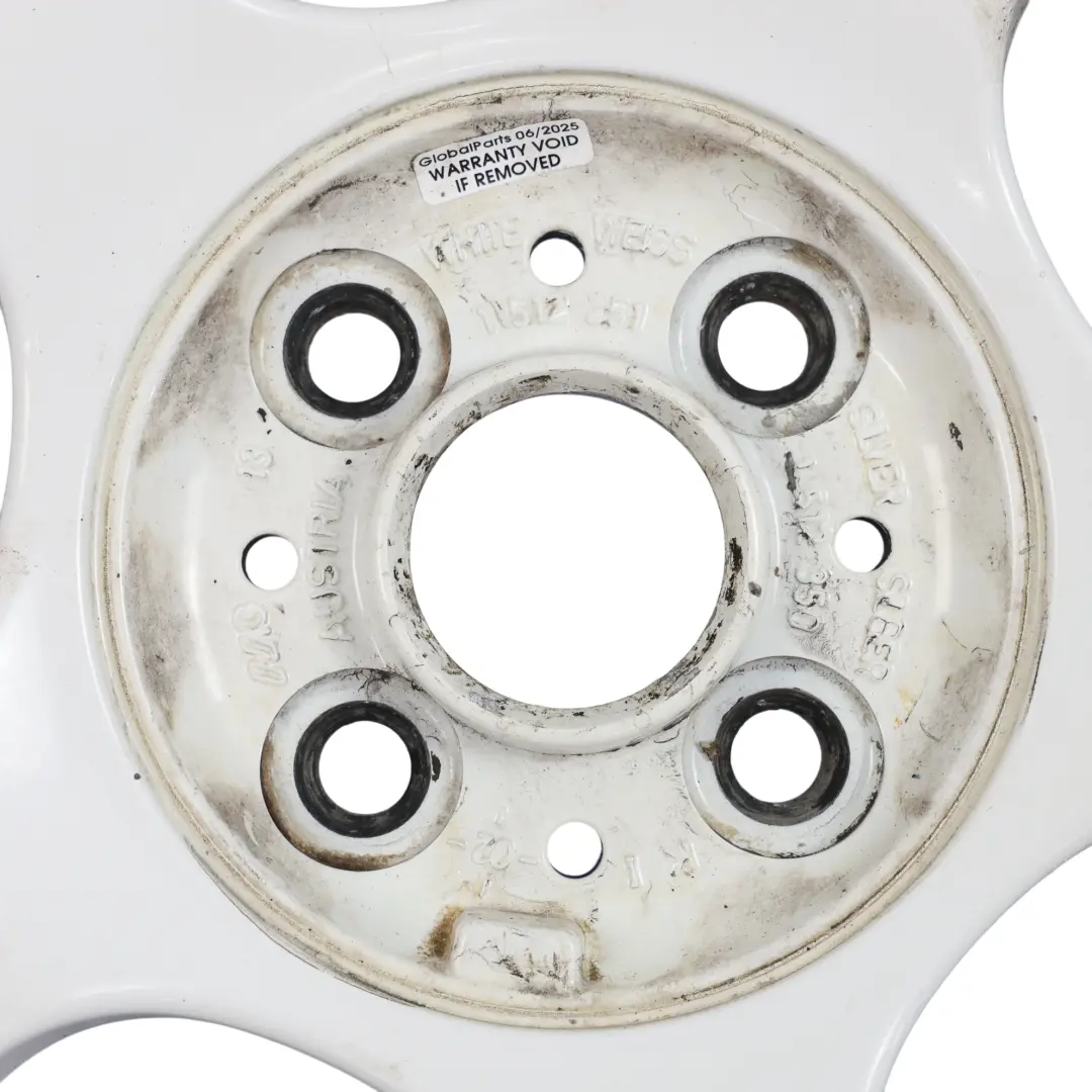 Bianco Cerchio In Lega 16" 6.5J ET:48 per Mini Cooper One R50 R52 R53 con numero di parte 1512351 Mini Cooper One R50 R52 R53 Bianco Cerchio In Lega 16" 6.5J ET:48 - SKU 1512351-2 - Numero di parte 1512351