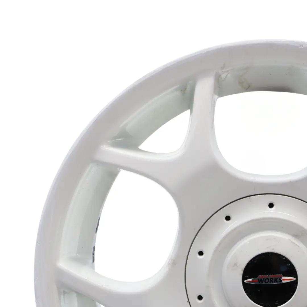 Bianco Cerchio In Lega 16" 6.5J ET:48 per Mini Cooper One R50 R52 R53 con numero di parte 1512351 Mini Cooper One R50 R52 R53 Bianco Cerchio In Lega 16" 6.5J ET:48 - SKU 1512351-2 - Numero di parte 1512351