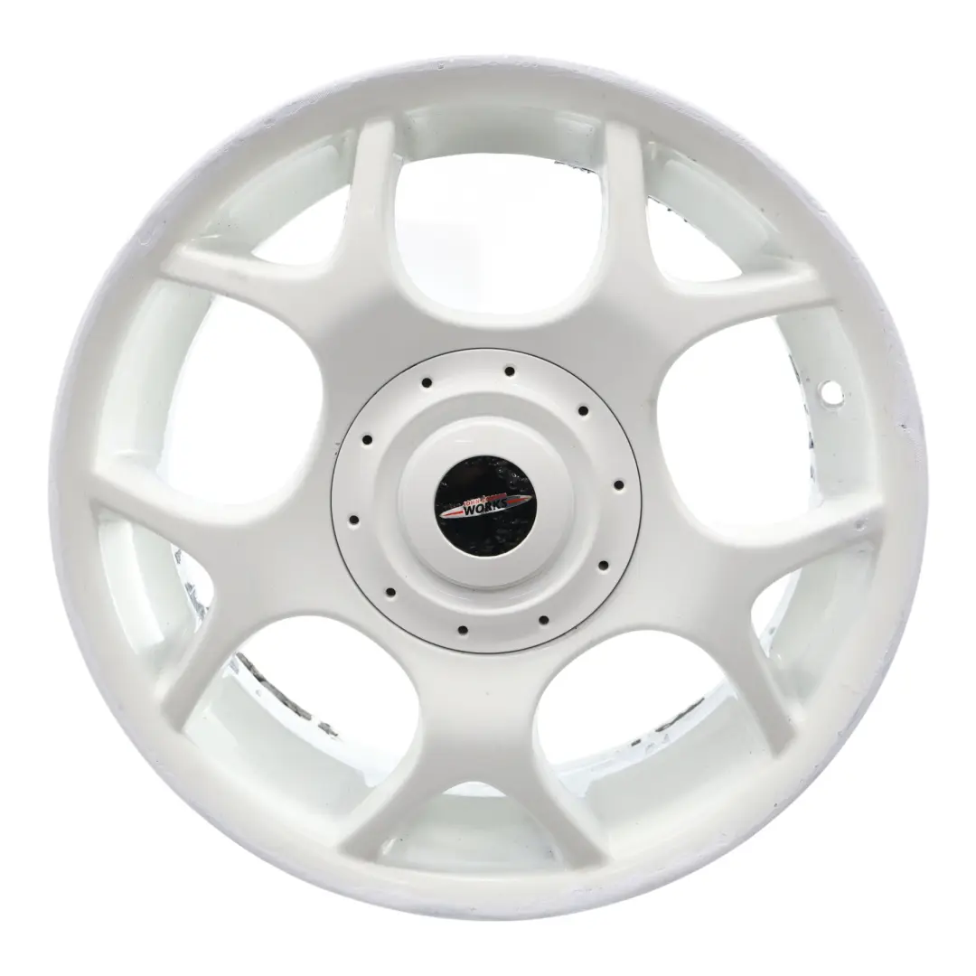 White Wheel Alloy Rim 16" 6,5J ET:48 to Mini Cooper One R50 R52 R53 with Part number 1512351 Mini Cooper One R50 R52 R53 White Wheel Alloy Rim 16" 6,5J ET:48 - SKU 1512351-4 - Part number 1512351