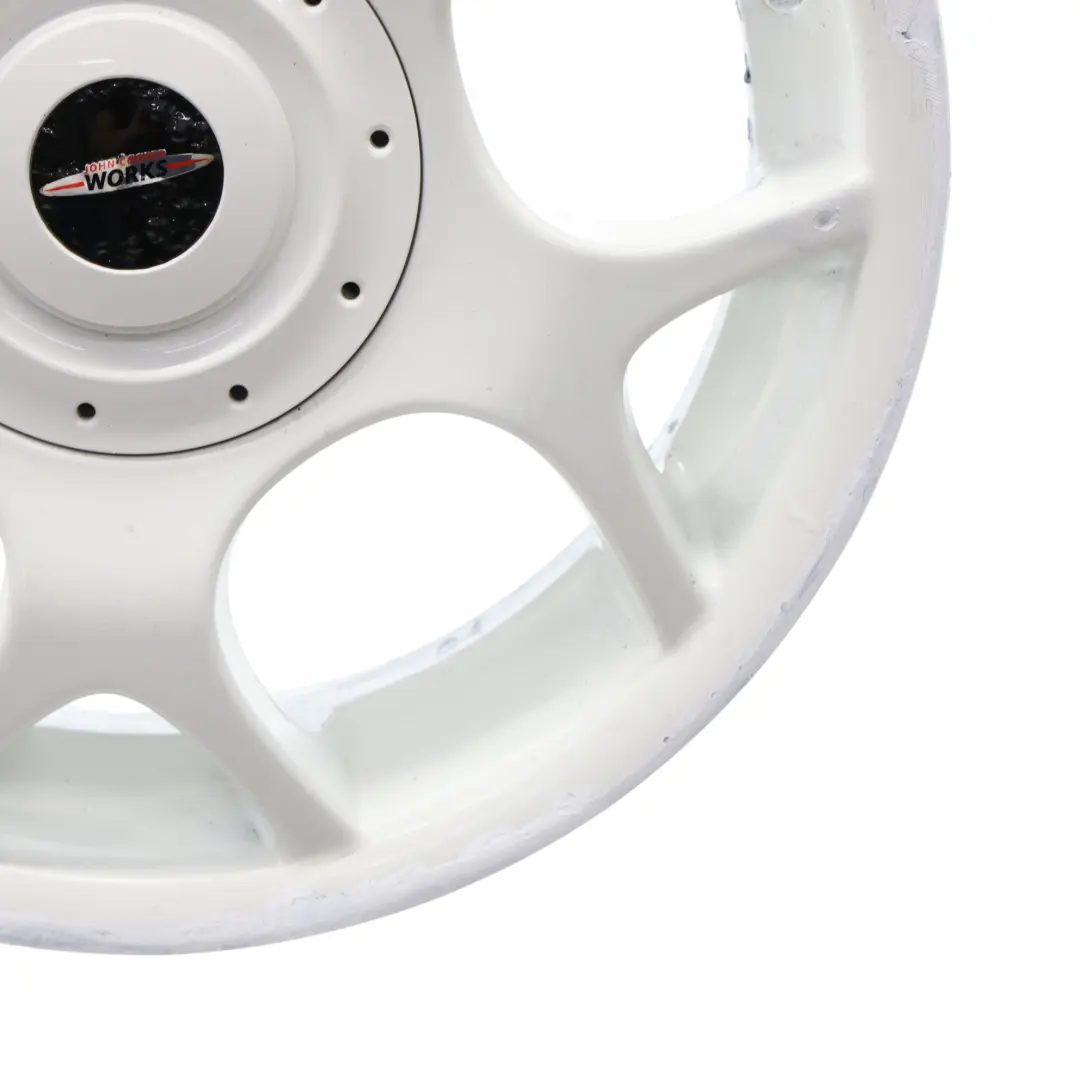 White Wheel Alloy Rim 16" 6,5J ET:48 to Mini Cooper One R50 R52 R53 with Part number 1512351 Mini Cooper One R50 R52 R53 White Wheel Alloy Rim 16" 6,5J ET:48 - SKU 1512351-4 - Part number 1512351