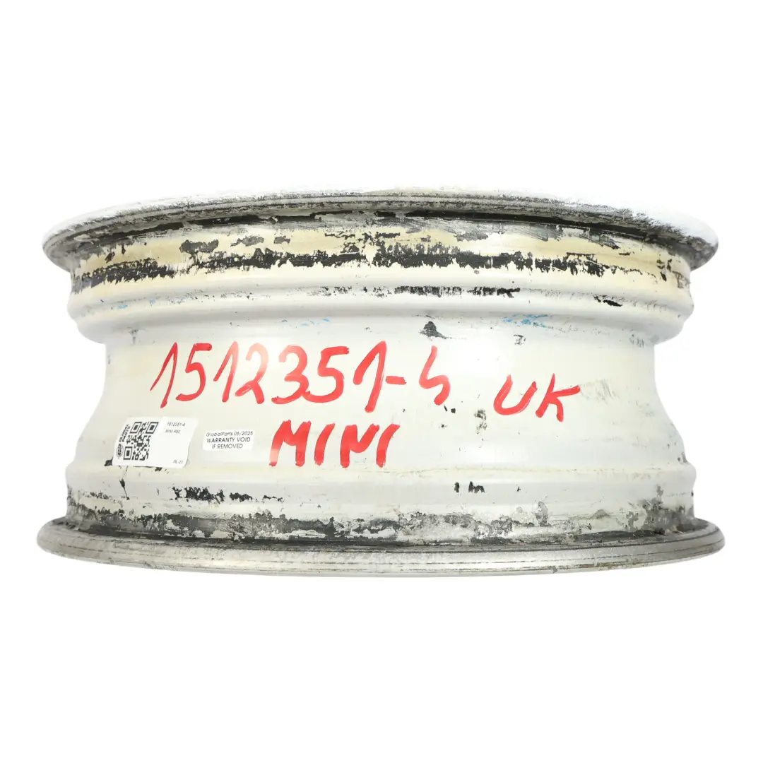 White Wheel Alloy Rim 16" 6,5J ET:48 to Mini Cooper One R50 R52 R53 with Part number 1512351 Mini Cooper One R50 R52 R53 White Wheel Alloy Rim 16" 6,5J ET:48 - SKU 1512351-4 - Part number 1512351