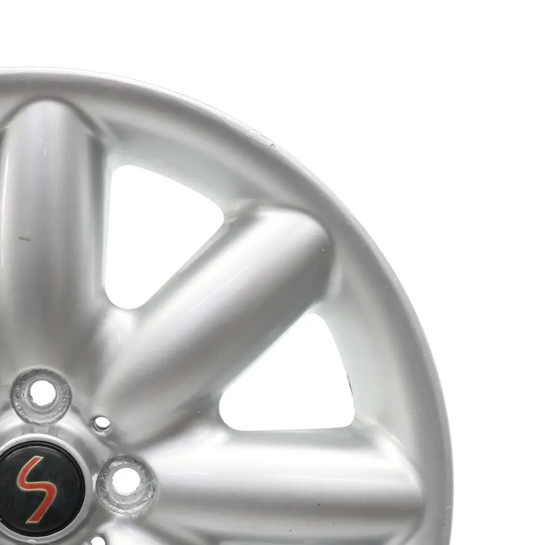 Mini Cooper One R50 R53 R55 R56 Argento Cerchio in lega 17" 7J ET:48 S-Spoke 85 - SKU 1512352-4 - Numero di parte 1512352