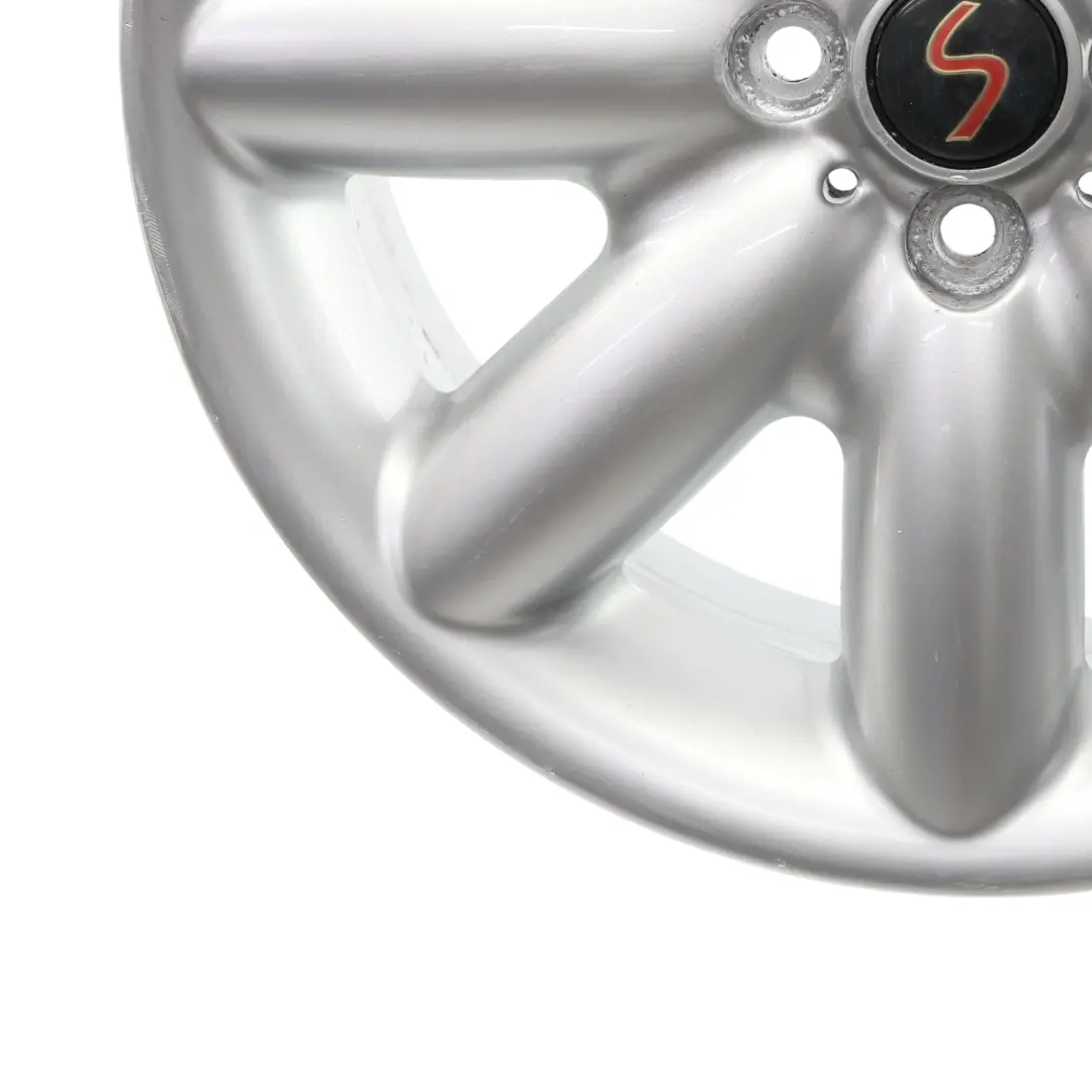 Mini Cooper One R50 R53 R55 R56 Argento Cerchio in lega 17" 7J ET:48 S-Spoke 85 - SKU 1512352-4 - Numero di parte 1512352