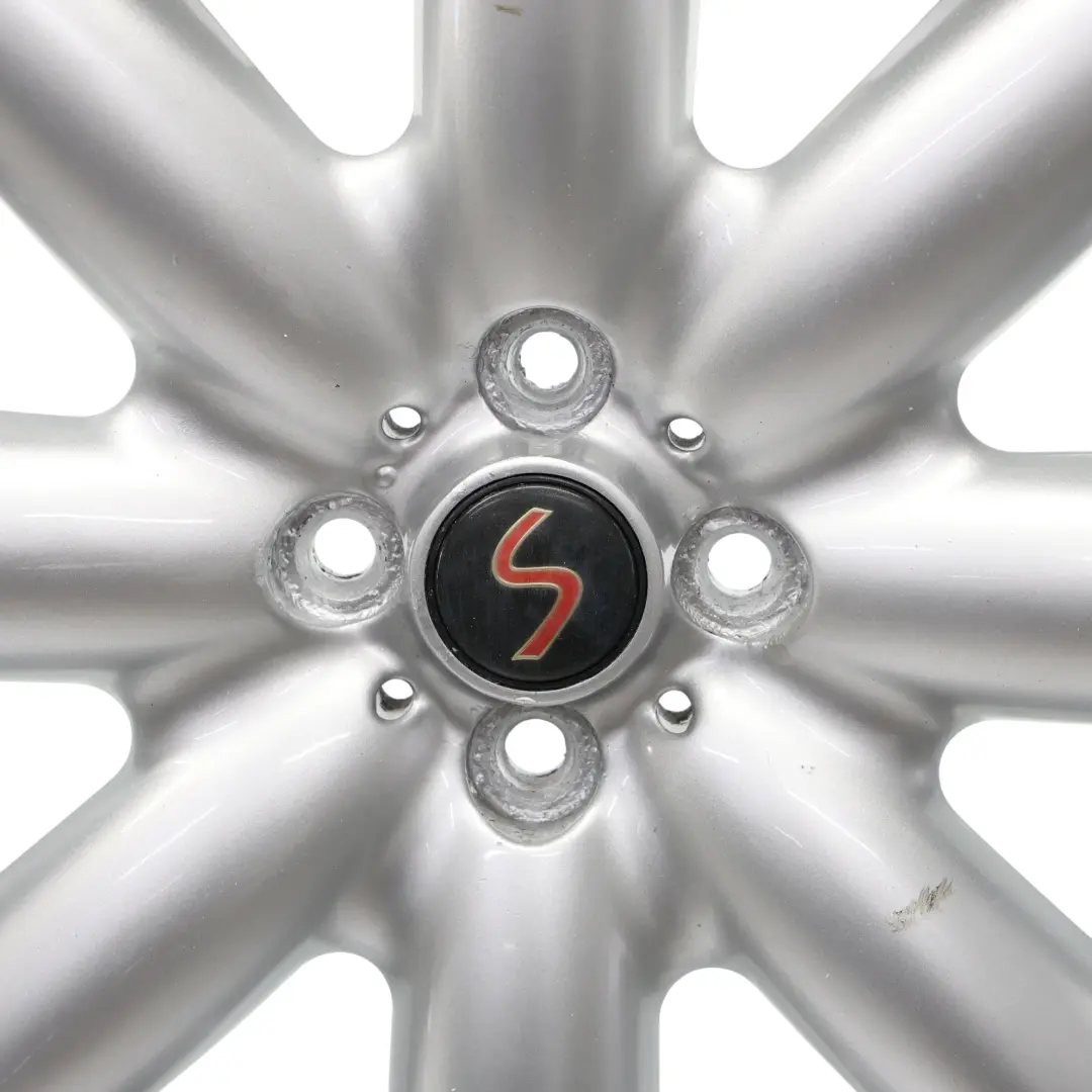 Mini Cooper One R50 R53 R55 R56 Argento Cerchio in lega 17" 7J ET:48 S-Spoke 85 - SKU 1512352-4 - Numero di parte 1512352