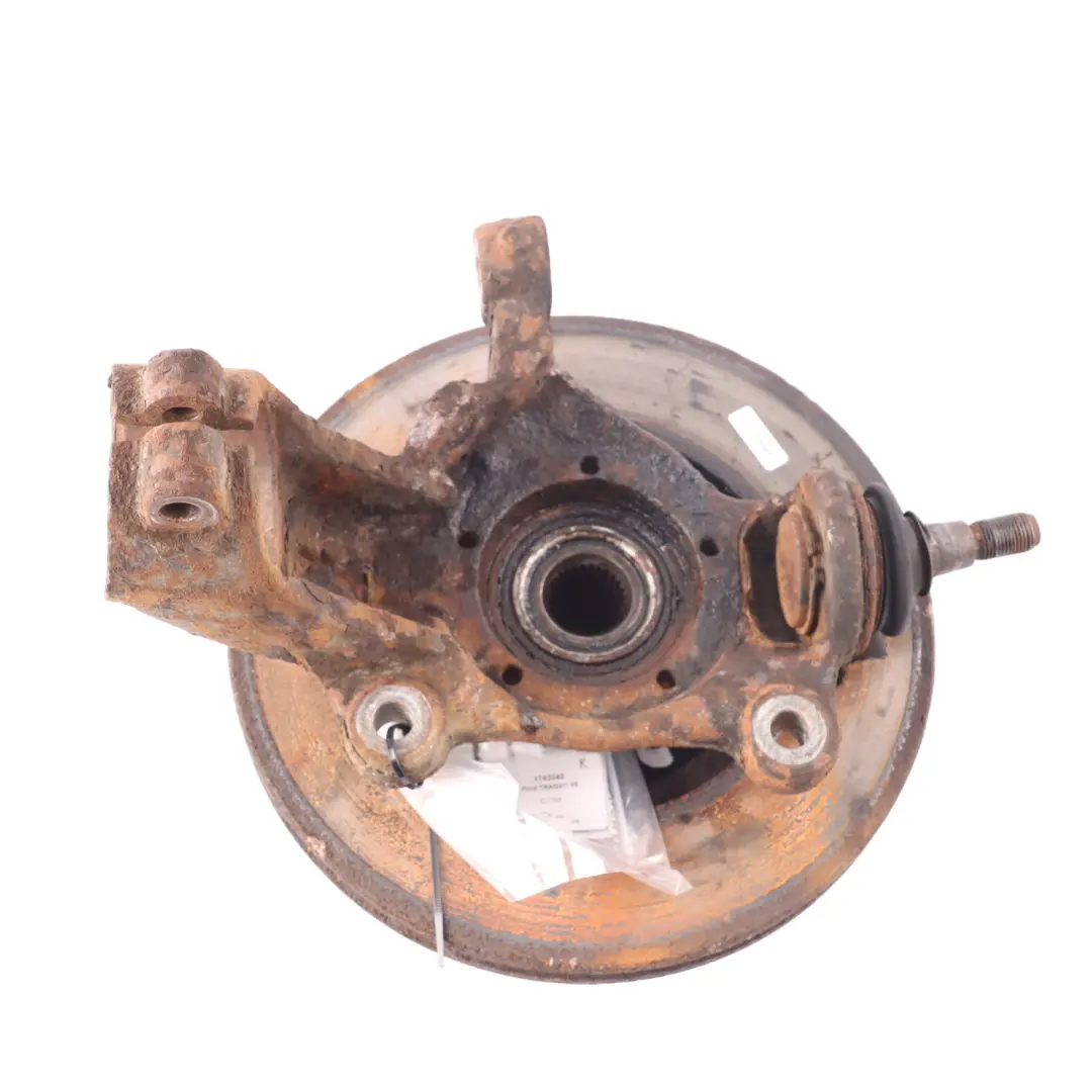 Front Hub Knuckle Wheel Carrier Bearing Plate Right O/S to Ford Transit MK7 with Part number 1743040 Ford Transit MK7 Front Hub Knuckle Wheel Carrier Bearing Plate Right O/S - SKU 1743040 - Part number 1743040