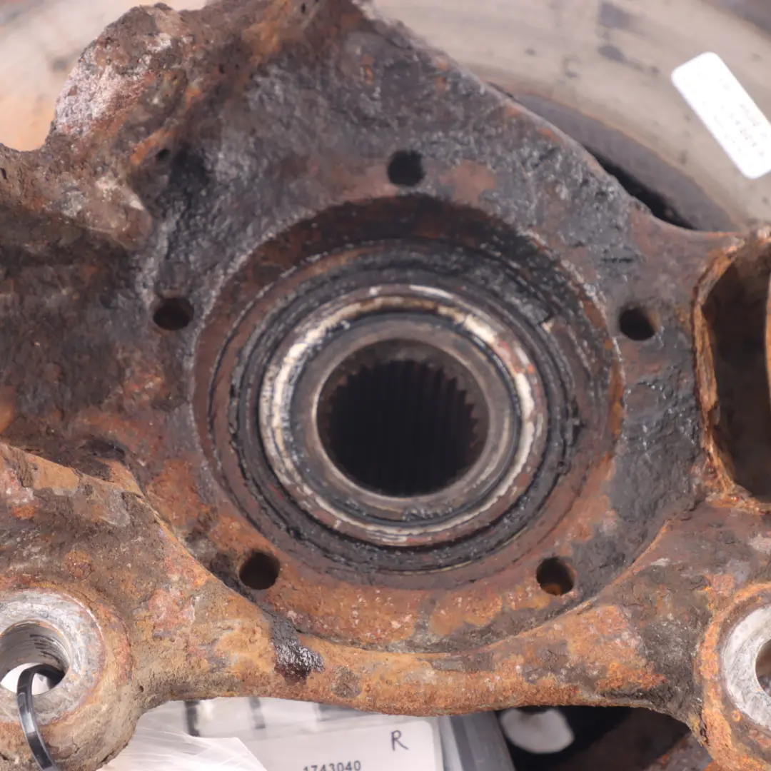 Front Hub Knuckle Wheel Carrier Bearing Plate Right O/S to Ford Transit MK7 with Part number 1743040 Ford Transit MK7 Front Hub Knuckle Wheel Carrier Bearing Plate Right O/S - SKU 1743040 - Part number 1743040