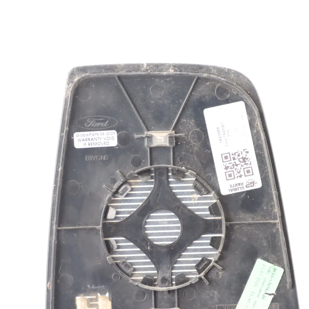 Mk8 Door Wing Outside Mirror Glass Insert Left N/S BK31-17K741-BA to Ford Transit with Part number 1823986 Ford Transit Mk8 Door Wing Outside Mirror Glass Insert Left N/S BK31-17K741-BA - SKU 1823986 - Part number 1823986