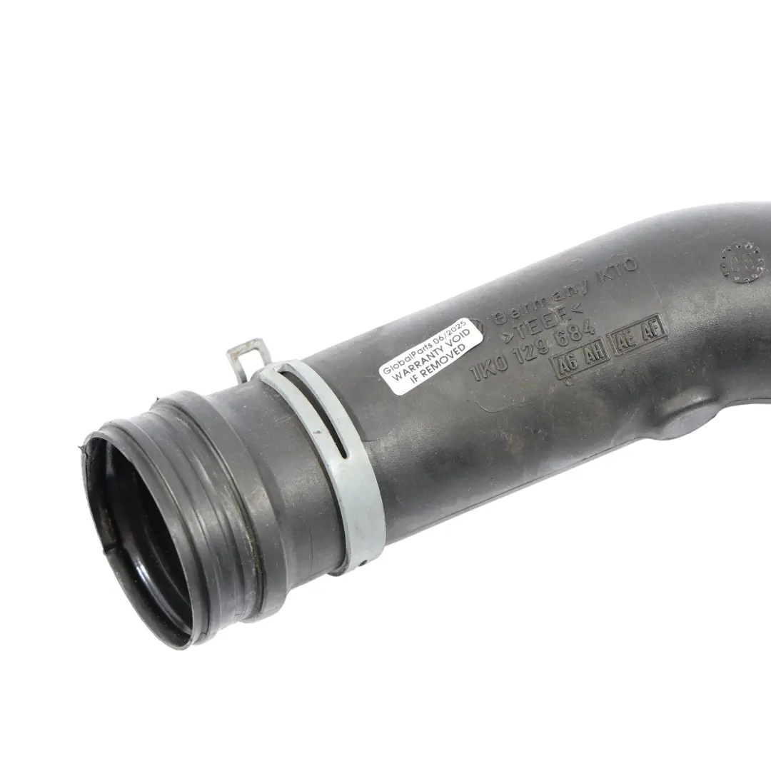 Audi A3 8P Volkswagen Golf Mk5 Air Intake Pipe Air Filter Hose Line - SKU 1K0129684 - Part number 1K0129684