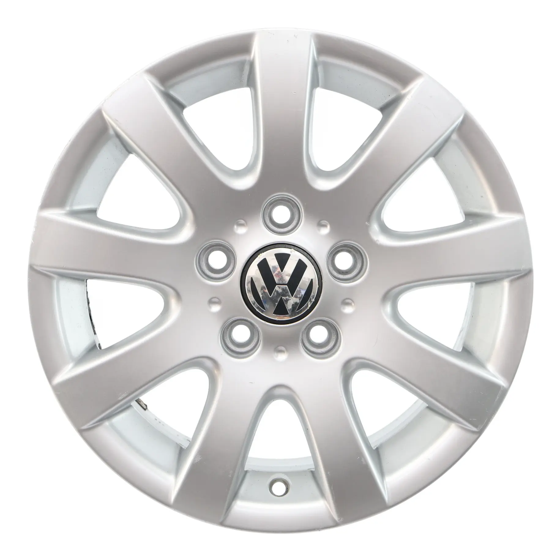 VW Volkswagen Golf Mk5 V Cerchio In Lega 15" 6,5J ET:50 Argento 1K0601025A