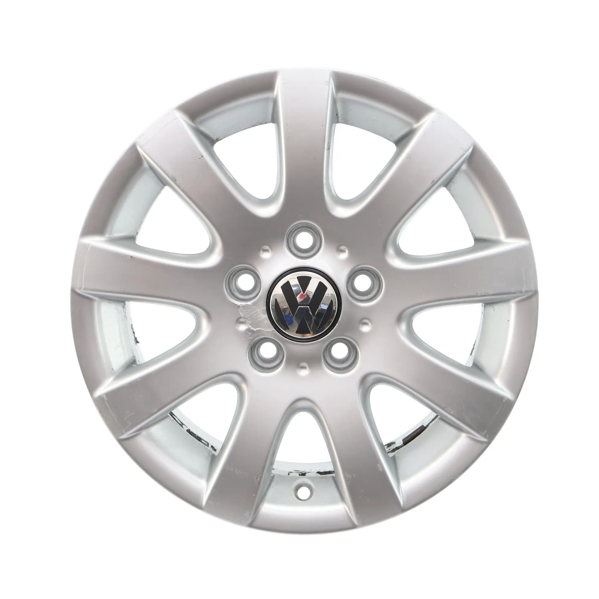 VW Volkswagen Golf Mk5 V Cerchio In Lega 15" 6,5J ET:50 Argento 1K0601025A