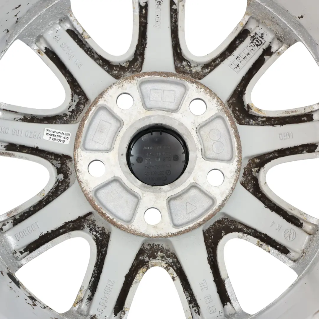 Mk5 V Llanta De Aleación 15" 6,5J ET:50 Plata para VW Volkswagen Golf con número de pieza 1K0601025A VW Volkswagen Golf Mk5 V Llanta De Aleación 15" 6,5J ET:50 Plata - SKU 1K0601025A-2 - Número de pieza 1K0601025A