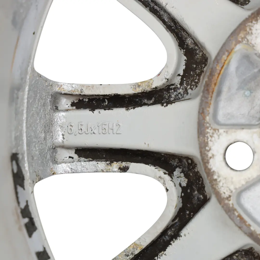 VW Volkswagen Golf Mk5 V Wheel Alloy Rim 15" 6,5J ET:50 Silver - SKU 1K0601025A-3 - Part number 1K0601025A