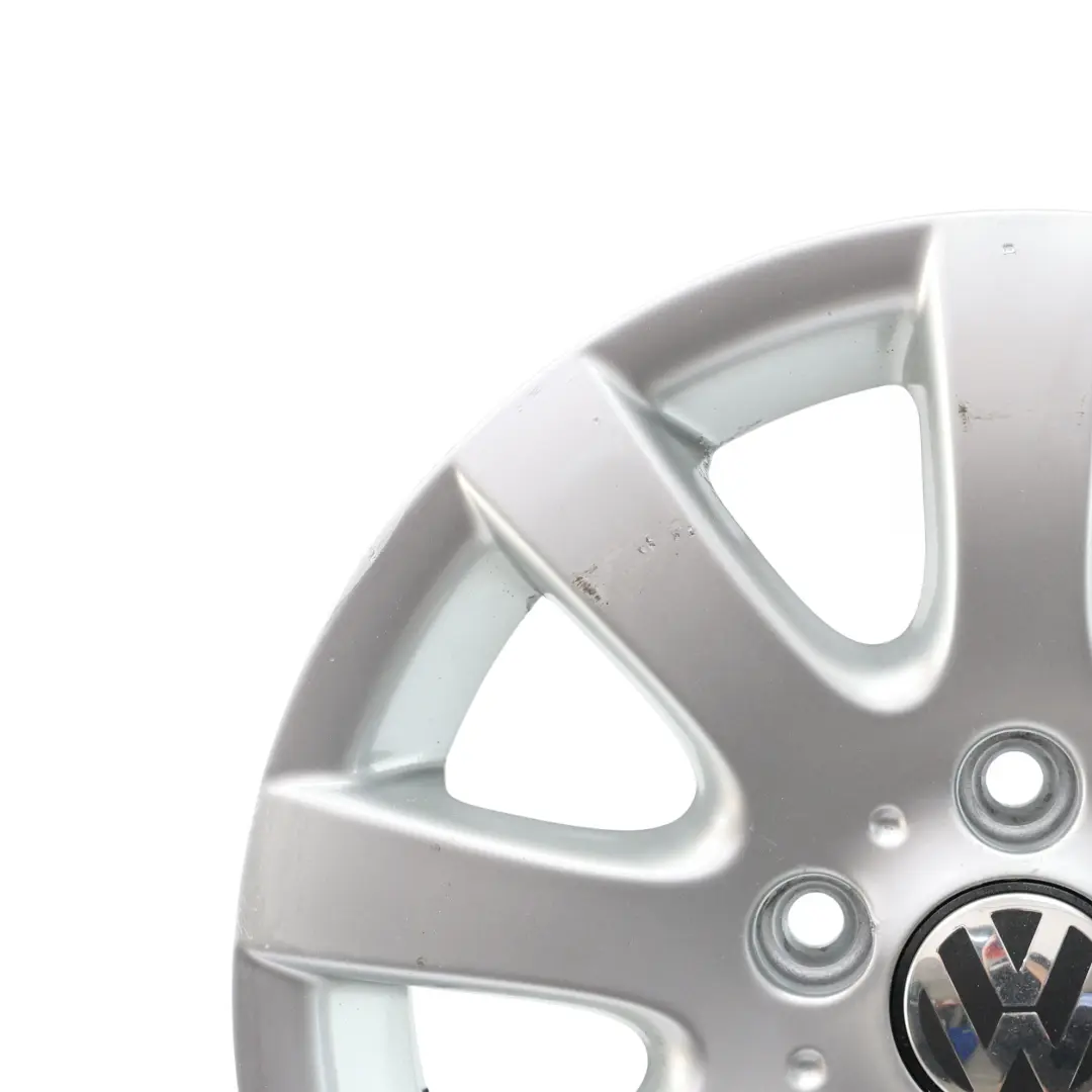 VW Volkswagen Golf Mk5 V Wheel Alloy Rim 15" 6,5J ET:50 Silver - SKU 1K0601025A-3 - Part number 1K0601025A
