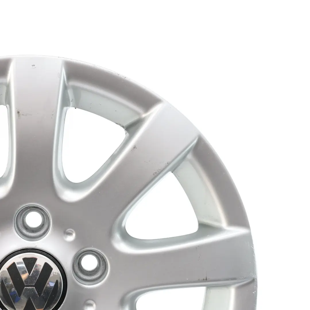VW Volkswagen Golf Mk5 V Wheel Alloy Rim 15" 6,5J ET:50 Silver - SKU 1K0601025A-3 - Part number 1K0601025A