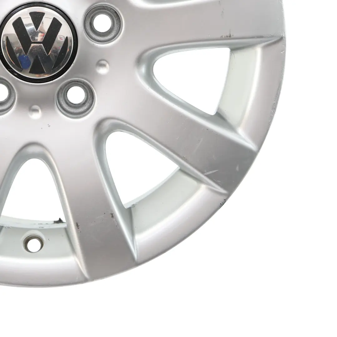 VW Volkswagen Golf Mk5 V Wheel Alloy Rim 15" 6,5J ET:50 Silver - SKU 1K0601025A-3 - Part number 1K0601025A